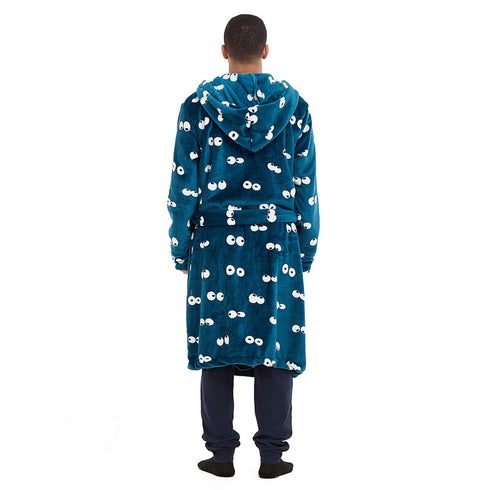 Snuggs Blanket Robe Petroleum Eyes